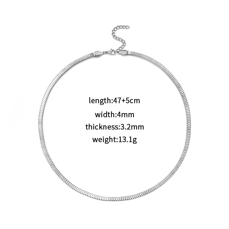 quality 2024 Hot Selling Titanium Steel Necklace Bracelet Hiphop Punk Style Highend Clavicle Chain Design for Men and Women Necklace factory