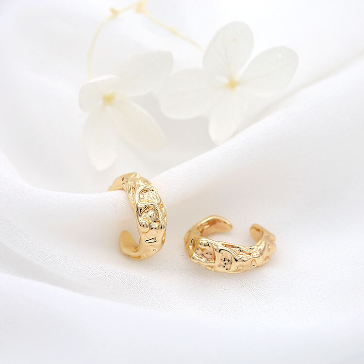 quality Multi Design 14K Gold Plated Ear Cuff Earrings factory