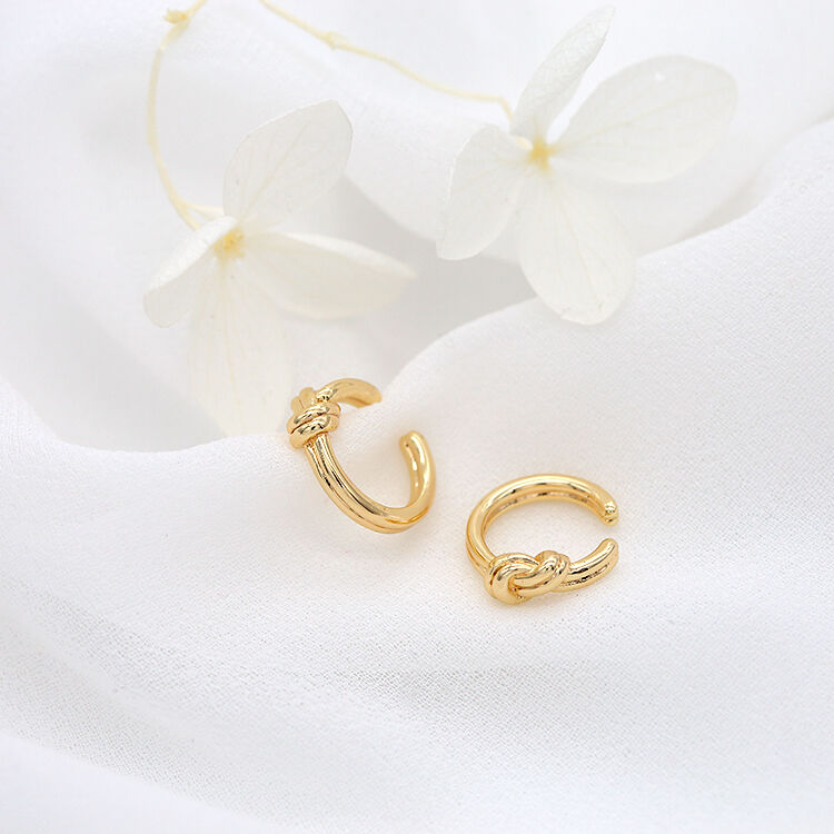 quality Multi Design 14K Gold Plated Ear Cuff Earrings factory