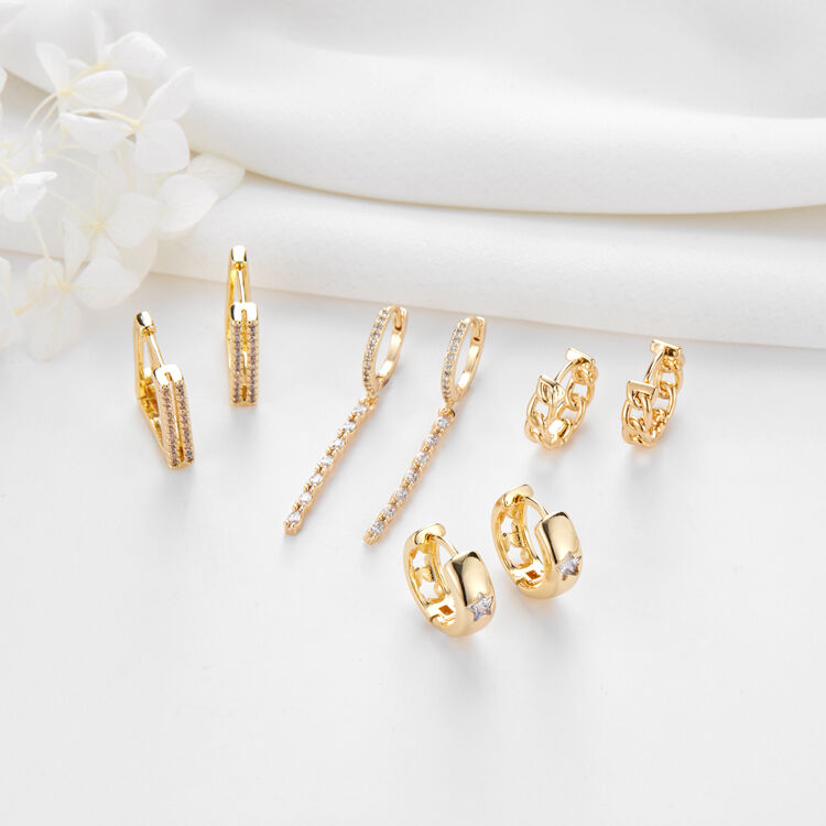 quality Womens Earrings Trendy Jewelry Latest Arrivals 2024 Korean Dangle Hoop Ear Rings Jewelry Women Earrings for Ladies factory