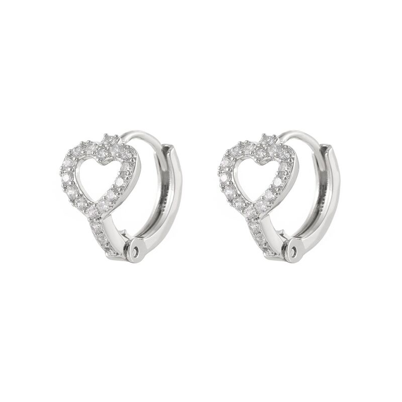 quality 14K Gold Factory Wholesale Love Star Ear Buckle New Earrings Female Temperament Simple Small Earrings factory