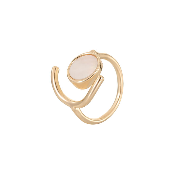 quality Wholesale Engagement Wedding Korean Style Simple Finger Adjustable Shell Open Women Rings for Ladies Jewelry factory
