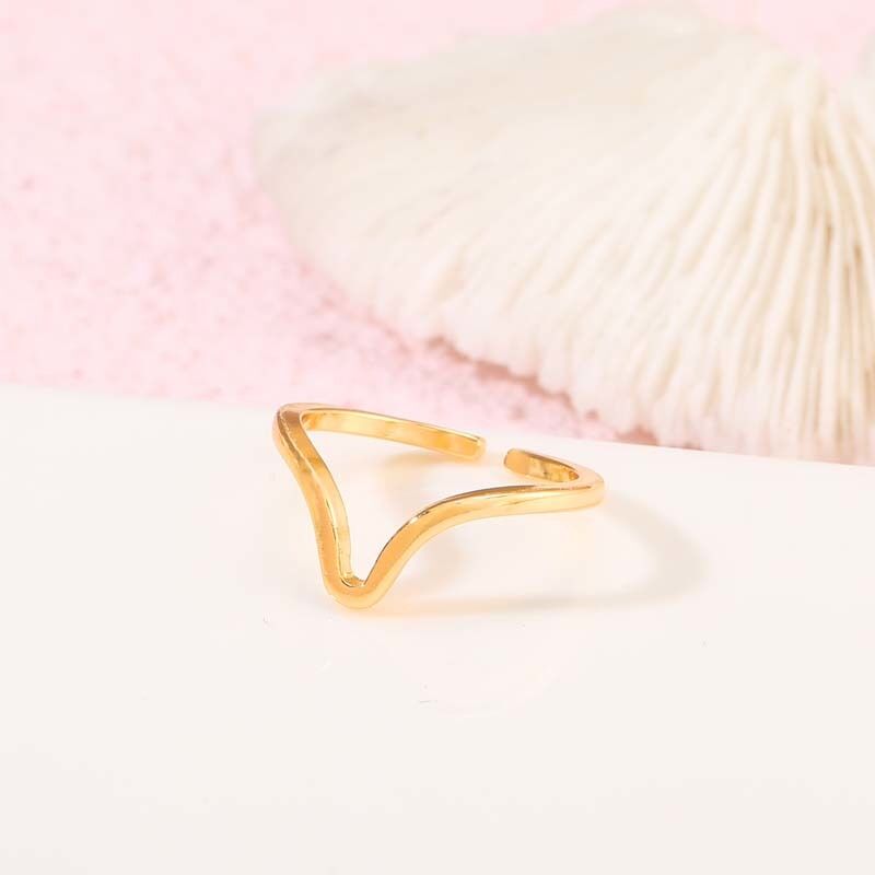 quality Trendy Women Jewelry Customized 14K Gold Plated Rings Design for Women factory