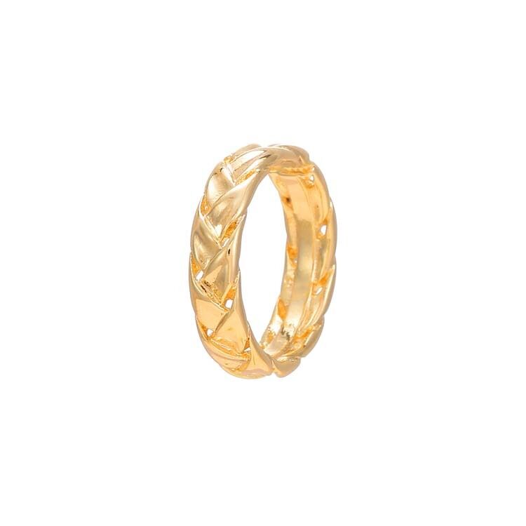 quality Wholesale Trendy 14K Gold Plated Adjustable Rings Minimalist Jewelry factory