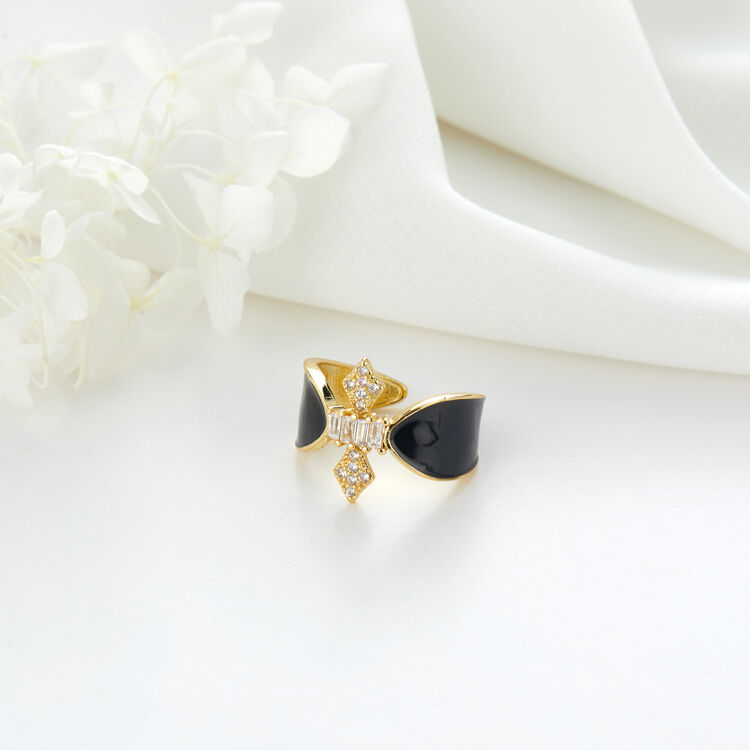 quality Fashion New Popular Colorful Adjustable Drop Oil Color Brass Y2K Enamel Finger Rings for Women Girls factory