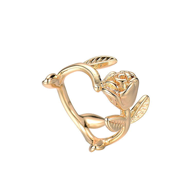 quality Fashion Diy Jewelry Adjustable Ring Personalized Rose Weaving Handmade Ring Wedding Ring Material Accessories factory
