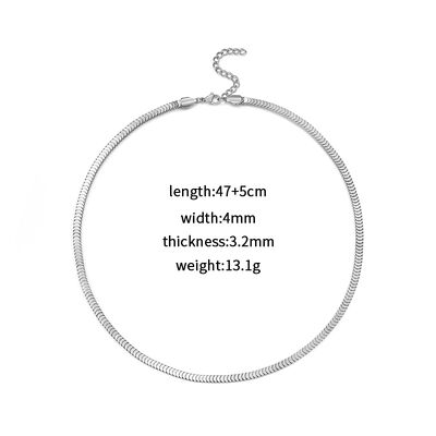 quality 2024 Hot Selling Titanium Steel Necklace Bracelet Hiphop Punk Style Highend Clavicle Chain Design for Men and Women Necklace factory