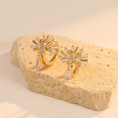 quality Multi Shape 14K Gold Plated Sow Shape Evil Eye Ear Buckles Earrings Jewelries for Jewelry Earrings factory