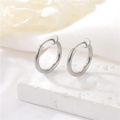 quality Wholesale Fashion Gold Plated Stainless Steel Spring Ear Clips No Piercings Required Premium Look Suitable for Both Men Women factory