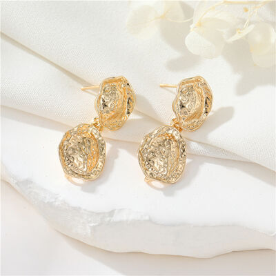 quality 14K Gold Plated Fashion Jewelry Earrings Accessories Round Heart Shape Earrings DIY Women's Hand Shape Earrings factory