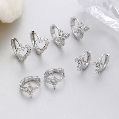 quality 14K Gold Factory Wholesale Love Star Ear Buckle New Earrings Female Temperament Simple Small Earrings factory
