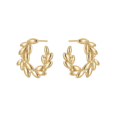 quality 2024 Latest Trending Fashion Dainty Woman Gold Plated Stud Earrings factory