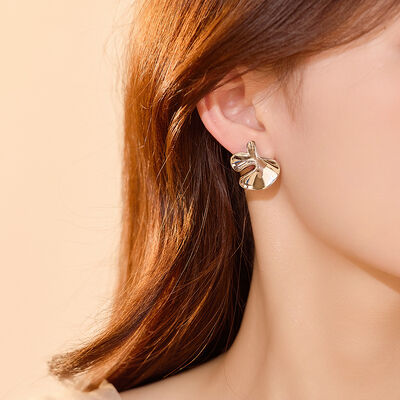 quality Factory Wholesale of Fashionable and Simple Silver Needle Anti Allergy Geometric Jewelry Earrings and French Stud Earring factory