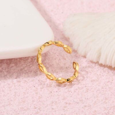 quality Latest Dainty Adjustable 14K Gold Plated Ring Bulk Jewelry Design for Women factory