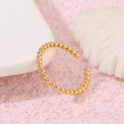 quality Latest Dainty Adjustable 14K Gold Plated Ring Bulk Jewelry Design for Women factory