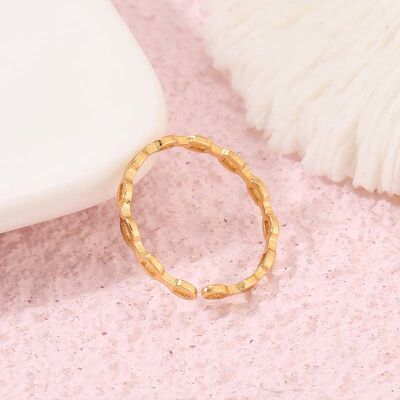 quality Latest Dainty Adjustable 14K Gold Plated Ring Bulk Jewelry Design for Women factory