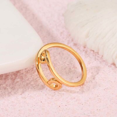 quality Trendy Women Jewelry Customized 14K Gold Plated Rings Design for Women factory