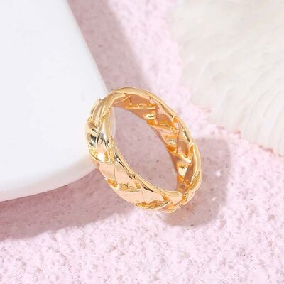 quality Wholesale Trendy 14K Gold Plated Adjustable Rings Minimalist Jewelry factory