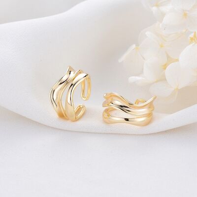 quality Premium Brass 14K Gold Plated Adjustable Jewelry Ring Perfect As a Birthday Party Gift factory