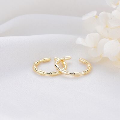 quality Simple Design 14K Gold Plated Smile Face Heart Shape Open Adjustable Ring factory