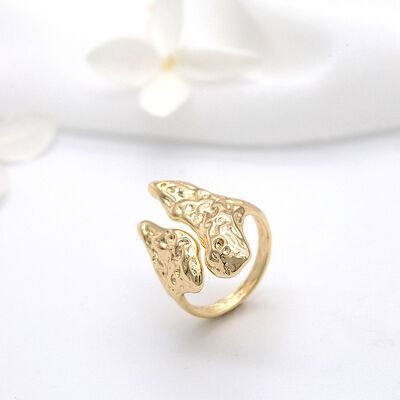 quality Hot Selling 14K Gold Plated Multi Shape Open Crown Round Design Diy Jewelry Ring factory